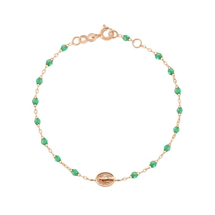 GIGI MADONE BRACELET OR ROSE MENTHE MADONE