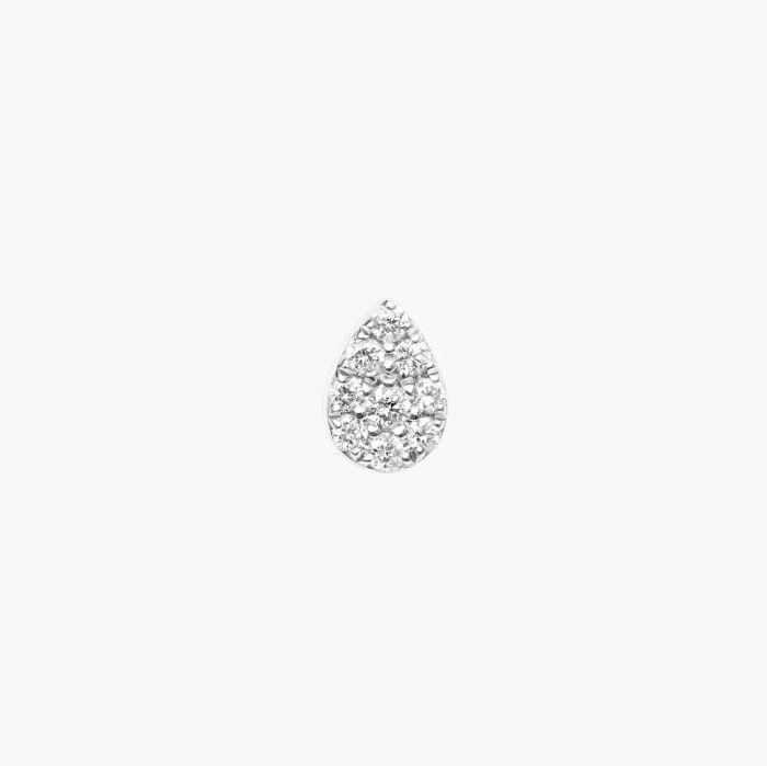 DJULA PIERCING POIRE OR BLANC DIAMANTS