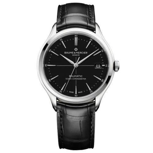 BAUME & MERCIER CLIFTON BAUMATIC BLACK 40MM