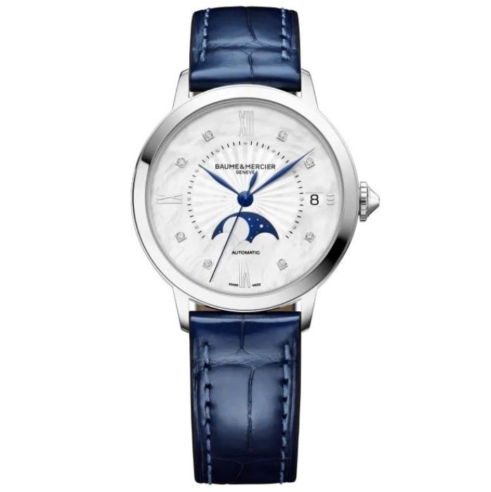 BAUME & MERCIER CLASSIMA MOON PHASE DIAMONDS 42MM