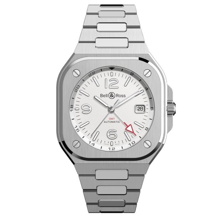 BELL & ROSS BR05 GMT WHITE 41MM