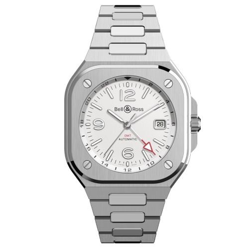 BELL & ROSS BR05 GMT WHITE 41MM