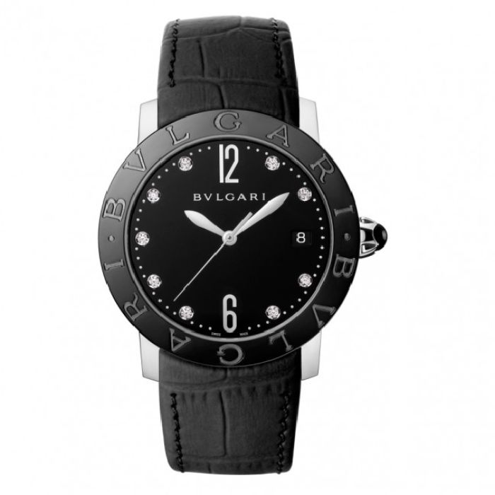 BULGARI BULGARI 37MM BLACK DIAMONDS