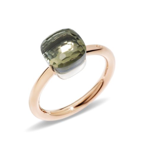 POMELLATO NUDO MINI ANELLO PRASIOLITE