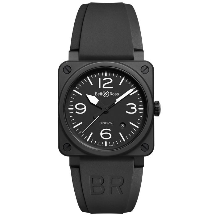 BELL & ROSS AVIATION BR03-92 BLACK MATTE 42MM